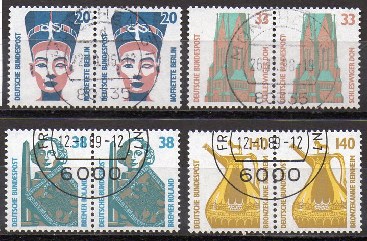 Alemania Nº Yvert 1230a/33a<br />
Nº Michel 1398a/01a (o)